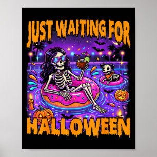 ハロウィーンをおもしろおかしく待つスカルな夏 ポスター