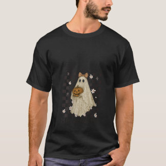 ハロウィーンをお待ちかね 女性用 グラフィック ホラー グラフィックTシャツ Tシャツ