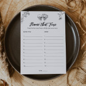 ハロウィーンをチューニングするゴシックブライダルシャワーゲーム 招待状