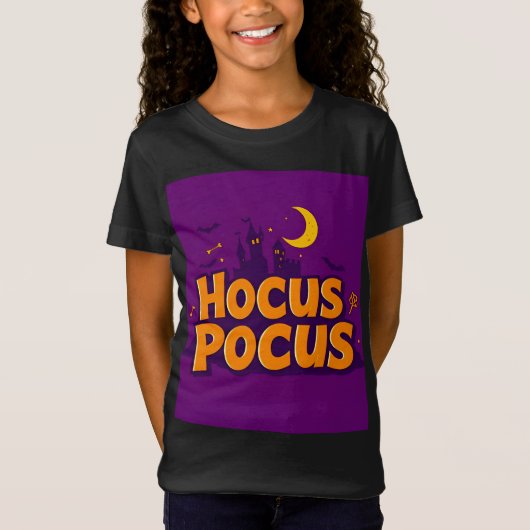 ハロウィーンをテーマにしたアートワーク Tシャツ (正面)