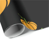 ハロウィーンをテーマにしたカボチャ ラッピングペーパー (ロールコーナー)