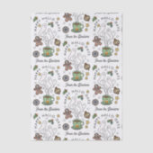 ハロウィーンをテーマにしたクリスマスホリデー 薄葉紙 (正面)