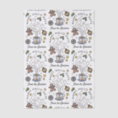 ハロウィーンをテーマにしたクリスマスホリデー 薄葉紙 (正面)