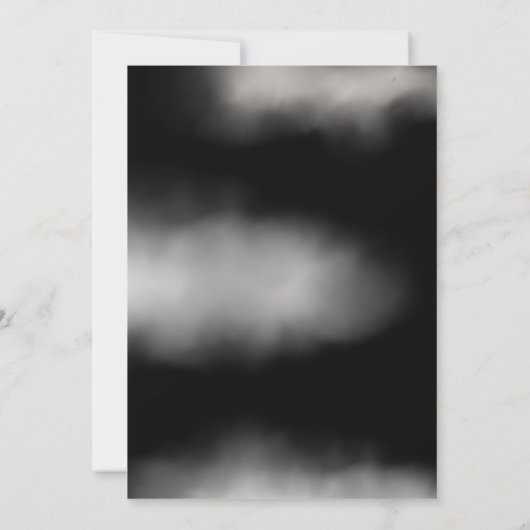 ハロウィーンをテーマにしたゴーグルの夜 招待状 (裏面)