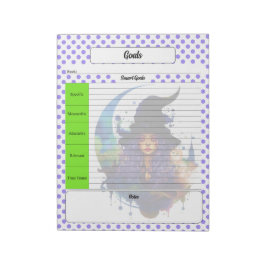 ハロウィーンをテーマにしたゴールテンプレート ノートパッド