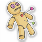 ハロウィーンをテーマにしたデザイン シール (正面)