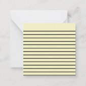 ハロウィーンをテーマにしたトートバッグ ノートカード (裏面)