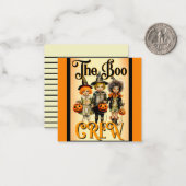 ハロウィーンをテーマにしたトートバッグ ノートカード (正面/裏面インサイチュ)