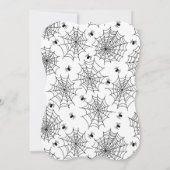 ハロウィーンをテーマにしたバースデーパーティ招待状 招待状 (裏面)