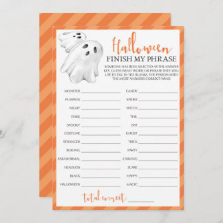 ハロウィーンをテーマにしたパーティーゲーム私のフレーズを終了