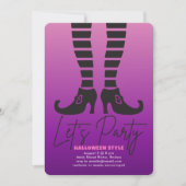 ハロウィーンをテーマにしたパーティー 招待状 (正面)