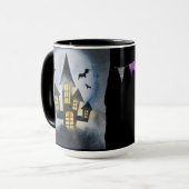 ハロウィーンをテーマにしたフォトキャッスルスパイダースカーリー マグカップ (正面左)