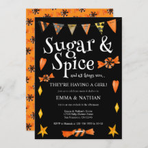 ハロウィーンをテーマにした女の子カップルの赤ちゃんシャワー