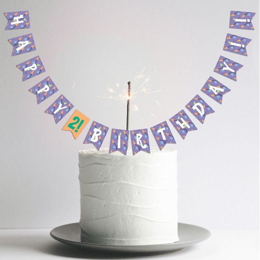 ハロウィーンをテーマにした子供の誕生日パーティー バンティングフラッグ