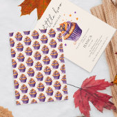 ハロウィーンをテーマにした小さなブー赤ちゃんシャワー 招待状