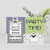 ハロウィーンをテーマにした招待状 招待状 (スタンド正面)