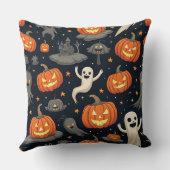 ハロウィーンをテーマにした枕。 クッション (裏面)