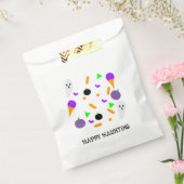 ハロウィーンをテーマにした紙吹雪スプリンクル幽霊ネオン フェイバーバッグ (封をした状態)