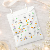 ハロウィーンをテーマにした紙吹雪振りかける幽霊 フェイバーバッグ (クリップ留めされた状態)