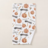 ハロウィーンをテーマにした製品 バスタオルセット (ハンドタオル)