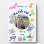 ハロウィーンをテーマにした誕生日パーティーへようこそ フォトプラーク (正面)