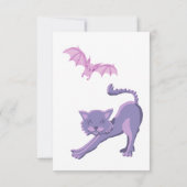 ハロウィーンをテーマにした誕生日。カスタム サンキューカード (裏面)