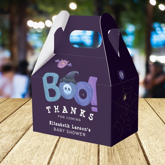 ハロウィーンをテーマにした赤ちゃんシャワーかわいいパーティー フェイバーボックス