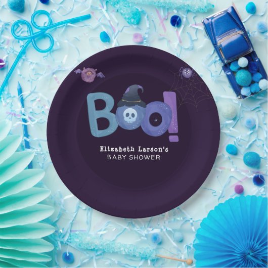 ハロウィーンをテーマにした赤ちゃんシャワーかわいいパーティー ペーパープレート (パーティー)