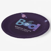 ハロウィーンをテーマにした赤ちゃんシャワーかわいいパーティー ペーパープレート (アングル)