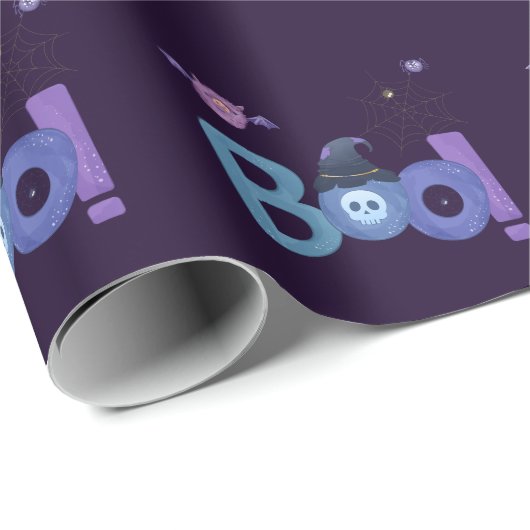 ハロウィーンをテーマにした赤ちゃんシャワーかわいいパーティー ラッピングペーパー (ロールコーナー)