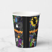 ハロウィーンをテーマにした 紙コップ (右)