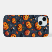 ハロウィーンをテーマにしたiPhone15ケース iPhone 15ケース (裏面横)