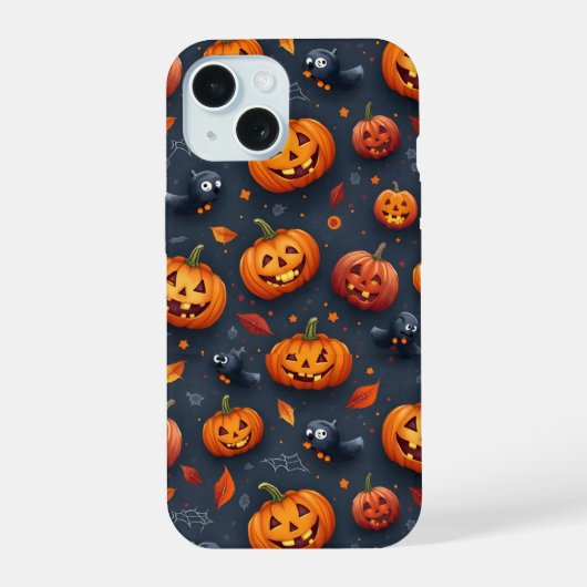 ハロウィーンをテーマにしたiPhone15ケース iPhone 15ケース (裏面)
