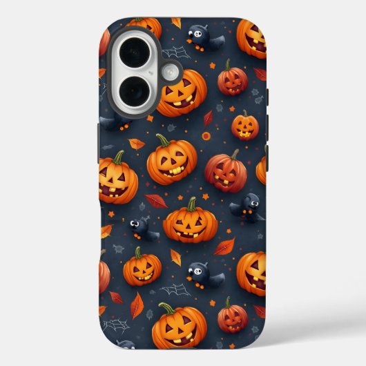 ハロウィーンをテーマにしたiPhone16ケース Case-Mate iPhoneケース (裏面)