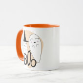 ハロウィーンをテーマにしたl幽霊たちブー マグカップ (正面左)