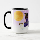 ハロウィーンをテーマに最高の魔女の名前の女の子 マグカップ (左)