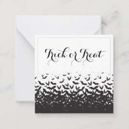 ハロウィーンをトリックまたはポップ・アートの治療する ノートカード