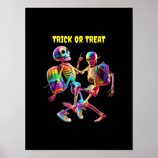 ハロウィーンをトリックまたは治療する ポスター (正面)