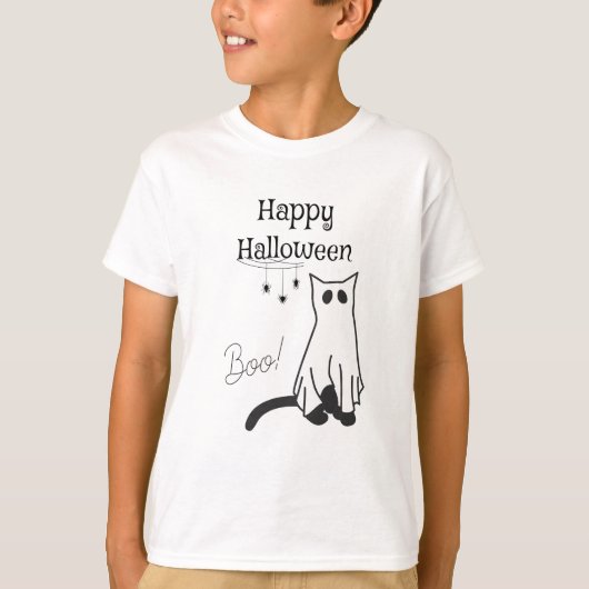 ハロウィーンをブー Tシャツ (正面)