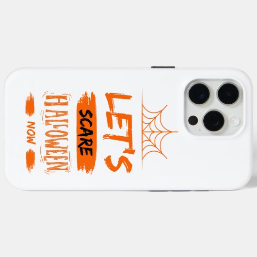 ハロウィーンを今すぐ怖がろう Case-Mate iPhoneケース (裏面 (横))