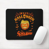 ハロウィーンを再び怖い切りおもしろい札にする マウスパッド (マウス)