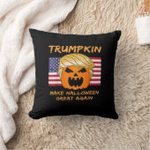 ハロウィーンを再素晴らしびトランプキンにする クッション (ブランケット)