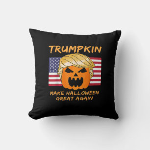 ハロウィーンを再素晴らしびトランプキンにする クッション