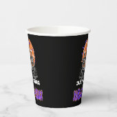 ハロウィーンを待っている不気味Skeleton 紙コップ (左)