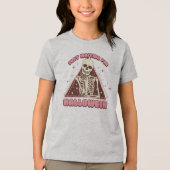 ハロウィーンを待っている トライブレンドTシャツ (正面)