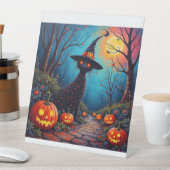 ハロウィーンを待っている 台座サイン (インサイチュ)