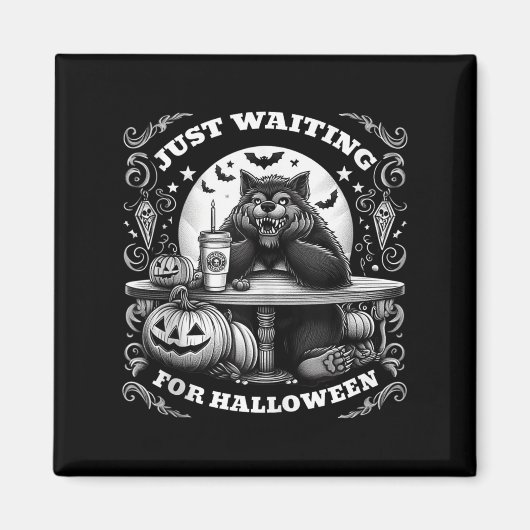 ハロウィーンを待つだけの人狼 スプーキーで怖い夜N マグネット (正面)
