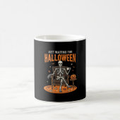 ハロウィーンを待つ骸骨デザイン_1 コーヒーマグカップ (中央)