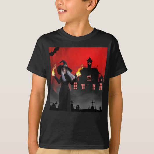 ハロウィーンを怖く。 Tシャツ (正面)