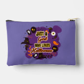 ハロウィーンを愛する女の子 アクセサリーポーチ (裏面)